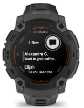 foto de SMARTWATCH GARMIN INSTIN E 45MM NEGRO CORREA DE SILICONA CARBON