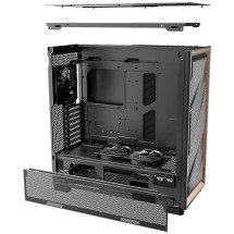 foto de CAJA ANTEC FLUX PRO EUV WOOD ATX 2XUSB3.0 SIN FUENTE NEGRO