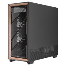 foto de CAJA ANTEC FLUX PRO EUV WOOD ATX 2XUSB3.0 SIN FUENTE NEGRO