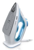 foto de Braun TexStyle 1 SI1050BL Plancha a vapor Suela de cer?mica 2000 W Azul, Blanco