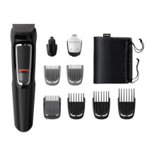 foto de AFEITADORA PHILIPS MG3740 9 PIEZAS 60 MIN ACC NARIZ NEGRO