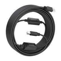 foto de CABLE AISENS USB 2.0 AMPLIFICADOR TIPO A/M-B/M NEGRO 15M