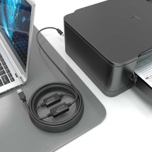 foto de CABLE AISENS USB 2.0 AMPLIFICADOR TIPO A/M-B/M NEGRO 15M