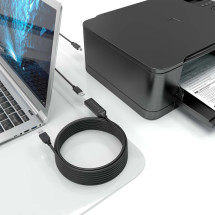 foto de CABLE AISENS USB 2.0 PROLONGADOR AMPLIFICADOR A/M-A/H NEGRO 10M