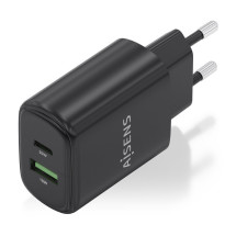 foto de CARGADOR AISENS GAN 20W, 1XUSB-C PD3.0, 1XUSB-A QC3.0, NEGRO