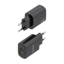 foto de CARGADOR AISENS GAN 20W, 1XUSB-C PD3.0, 1XUSB-A QC3.0, NEGRO