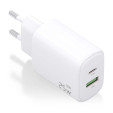 foto de CARGADOR AISENS GAN 25W, 1XUSB-C PD3.0, 1XUSB-A QC3.0, BLANCO