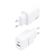 foto de CARGADOR AISENS GAN 25W, 1XUSB-C PD3.0, 1XUSB-A QC3.0, BLANCO
