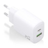foto de CARGADOR AISENS GAN 25W, 1XUSB-C PD3.0, 1XUSB-A QC3.0, BLANCO