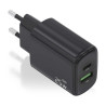 foto de CARGADOR AISENS GAN 25W, 1XUSB-C PD3.0, 1XUSB-A QC3.0, NEGRO
