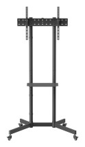 foto de SOPORTE SUELO AISENS RUEDA BANDEJA DVD MONITOR/TV 45KG 37-70 NEGRO