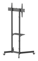 foto de SOPORTE SUELO AISENS RUEDA BANDEJA DVD MONITOR/TV 45KG 37-70 NEGRO