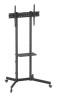 foto de SOPORTE SUELO AISENS RUEDA BANDEJA DVD MONITOR/TV 45KG 37-70 NEGRO