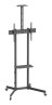foto de SOPORTE SUELO AISENS RUEDA BANDEJA DVD CAMARA MONITOR/TV 45KG 37-70 NEGRO