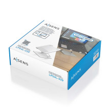 foto de SOPORTE SOBREMESA AISENS AJUSTABLE PORTATIL/TABLET 7-13 PLATA