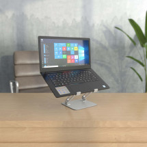 foto de SOPORTE SOBREMESA AISENS AJUSTABLE PORTATIL/TABLET 7-13 PLATA