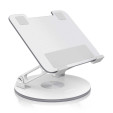 SOPORTE SOBREMESA AISENS AJUSTABLE GIRATORIO PORTATIL/TABLET 7-13 PLATA