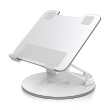 foto de SOPORTE SOBREMESA AISENS AJUSTABLE GIRATORIO PORTATIL/TABLET 7-13 PLATA