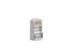 foto de CONECTOR LANBERG CAT.6 FTP 8P8C PASS THROUGH TYPE PACK 100 UDS