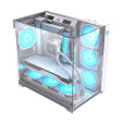 foto de CAJA ATX HIDITEC GAMING SKY WHITE USB 3.1 TYPE-C