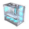foto de CAJA ATX HIDITEC GAMING SKY WHITE USB 3.1 TYPE-C