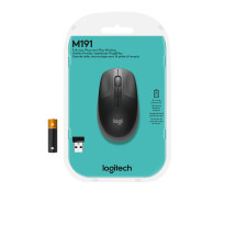 foto de RATON LOGITECH M190 NEGRO GRIS RF INALAMBRICO PILAS