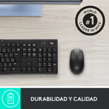foto de RATON LOGITECH M190 NEGRO GRIS RF INALAMBRICO PILAS