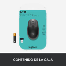 foto de RATON LOGITECH M190 NEGRO GRIS RF INALAMBRICO PILAS