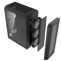 foto de CAJA GAMING XPG VALOR AIR PLUS ATX 4X120MM 1X120MM REV FAN BK SIN PSU