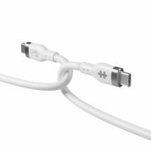 foto de HYPER 2M SILICONE 240W USB-C CHARGING CABLE - WHITE