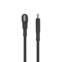 foto de HYPER SILICONE USB-C TO USB-C AND LIGHTNING HYBRID 60W CABLE - BLACK