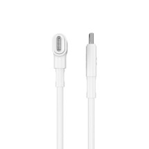 foto de HYPER SILICONE USB-C TO USB-C AND LIGHTNING HYBRID 60W CABLE - WHITE