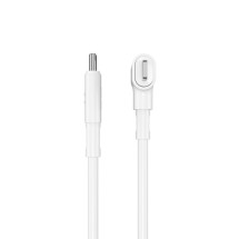 foto de HYPER SILICONE USB-C TO USB-C AND LIGHTNING HYBRID 60W CABLE - WHITE