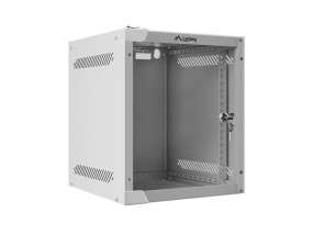 foto de ARMARIO LANBERG MURAL 6U 280X310 RACK 10 FLAT PACK GRIS PUERTA CRISTAL