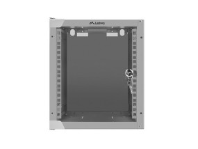 foto de ARMARIO LANBERG MURAL 6U 280X310 RACK 10 FLAT PACK GRIS PUERTA CRISTAL