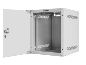 foto de ARMARIO LANBERG MURAL 6U 280X310 RACK 10 FLAT PACK GRIS PUERTA CRISTAL