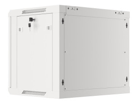 foto de ARMARIO LANBERG MURAL 9U 600X450 RACK 19 FLAT PACK V2 PUERTA CRISTAL GRIS