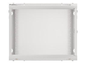 foto de ARMARIO LANBERG MURAL 9U 600X450 RACK 19 FLAT PACK V2 PUERTA CRISTAL GRIS