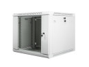 foto de ARMARIO LANBERG MURAL 9U 600X600 RACK 19 FLAT PACK V2 PUERTA CRISTAL GRIS