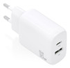 foto de CARGADOR AISENS GAN 30W, 1XUSB-C PD3.0 QC4.0, 1XUSB-A QC3.0, BLANCO