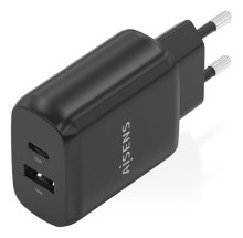 foto de CARGADOR AISENS GAN 30W, 1XUSB-C PD3.0 QC4.0, 1XUSB-A QC3.0, NEGRO