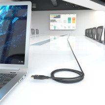 foto de CABLE HDMI AISENS V2.0 OPTICO ACTIVO AOC 4K60HZ 18GBPS A/M-A/M 25M NEGRO