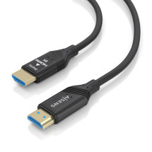 foto de CABLE HDMI AISENS V2.1 OPTICO ACTIVO AOC 8K60HZ 48GBPS A/M-A/M 10M NEGRO