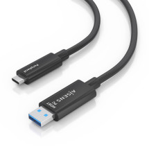 foto de CABLE AISENS USB3.2 GEN2X1 10GBPS AOC DATOS USB-A/M-USB-C/M 15M
