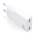 foto de CARGADOR AISENS GAN ULTRA DELGADO 30W 2XUSB-C PD3.0 QC4.0 BLANCO