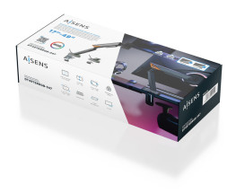 foto de SOPORTE AISENS MESA RGB GAMING CONTRAPESO MONITOR (3 PIV 1 BRAZO) 17-49