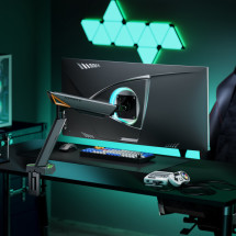 foto de SOPORTE AISENS MESA RGB GAMING CONTRAPESO MONITOR (3 PIV 1 BRAZO) 17-49