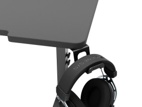 foto de MESA GAMING GENESIS HOLM MODULAR 160 RGB ESQUINA NEGRO 160X75 CM