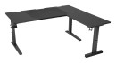 foto de MESA GAMING GENESIS HOLM MODULAR 160 RGB ESQUINA NEGRO 160X75 CM