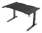 foto de MESA GAMING GENESIS HOLM MODULAR 120 RGB NEGRO 120X75 CM